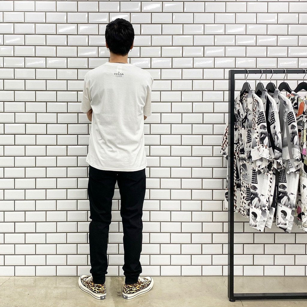 LARRY CLARK TULSA | STANDARD CREW NECK T-SHIRT TYPE 2 #WHITE [STIELO-WM-LC-ST02]