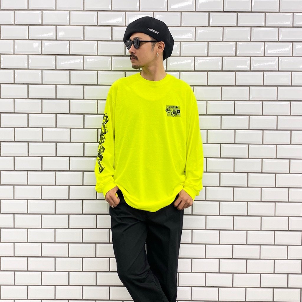 SHOT CARD LS #SAFETY GREEN [21SU-BFT13]