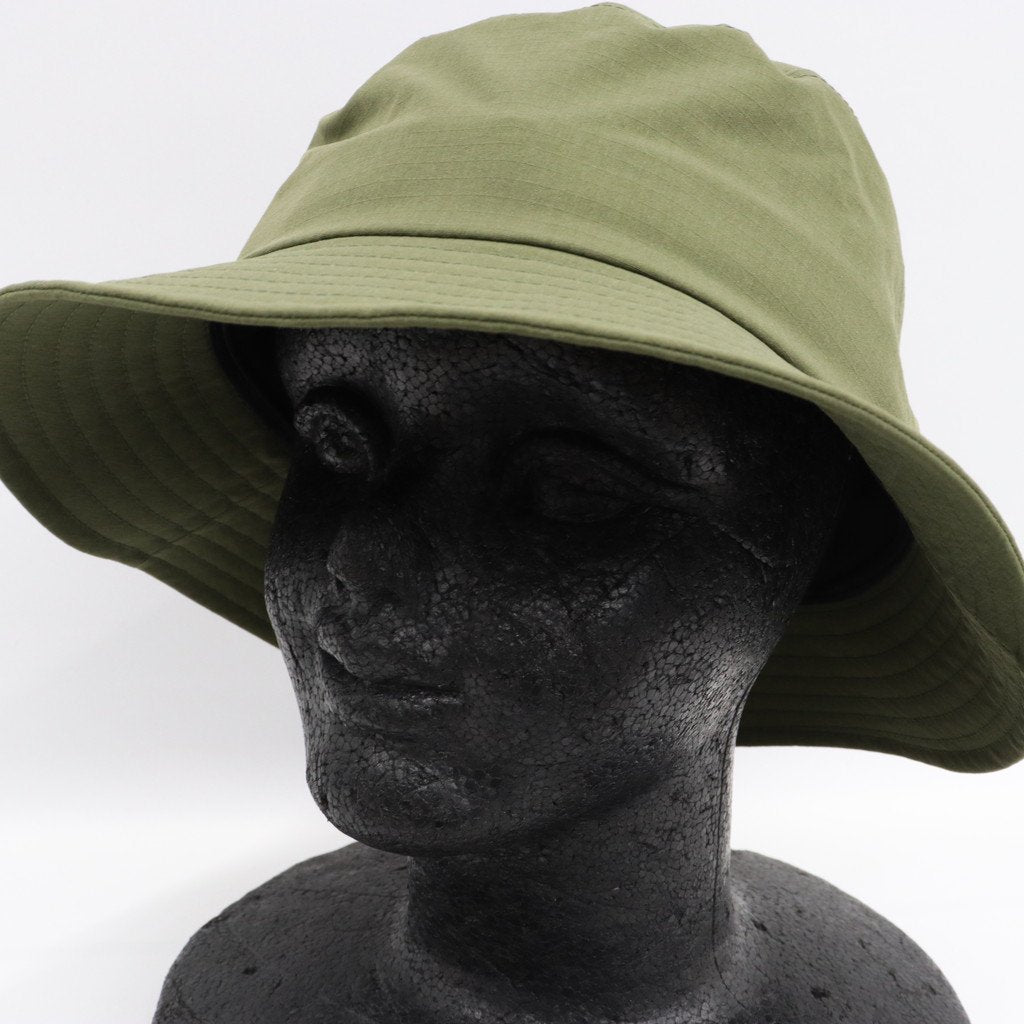 TECH BUCKET HAT -RIP STOP- #OLIVE [BC-55021W]