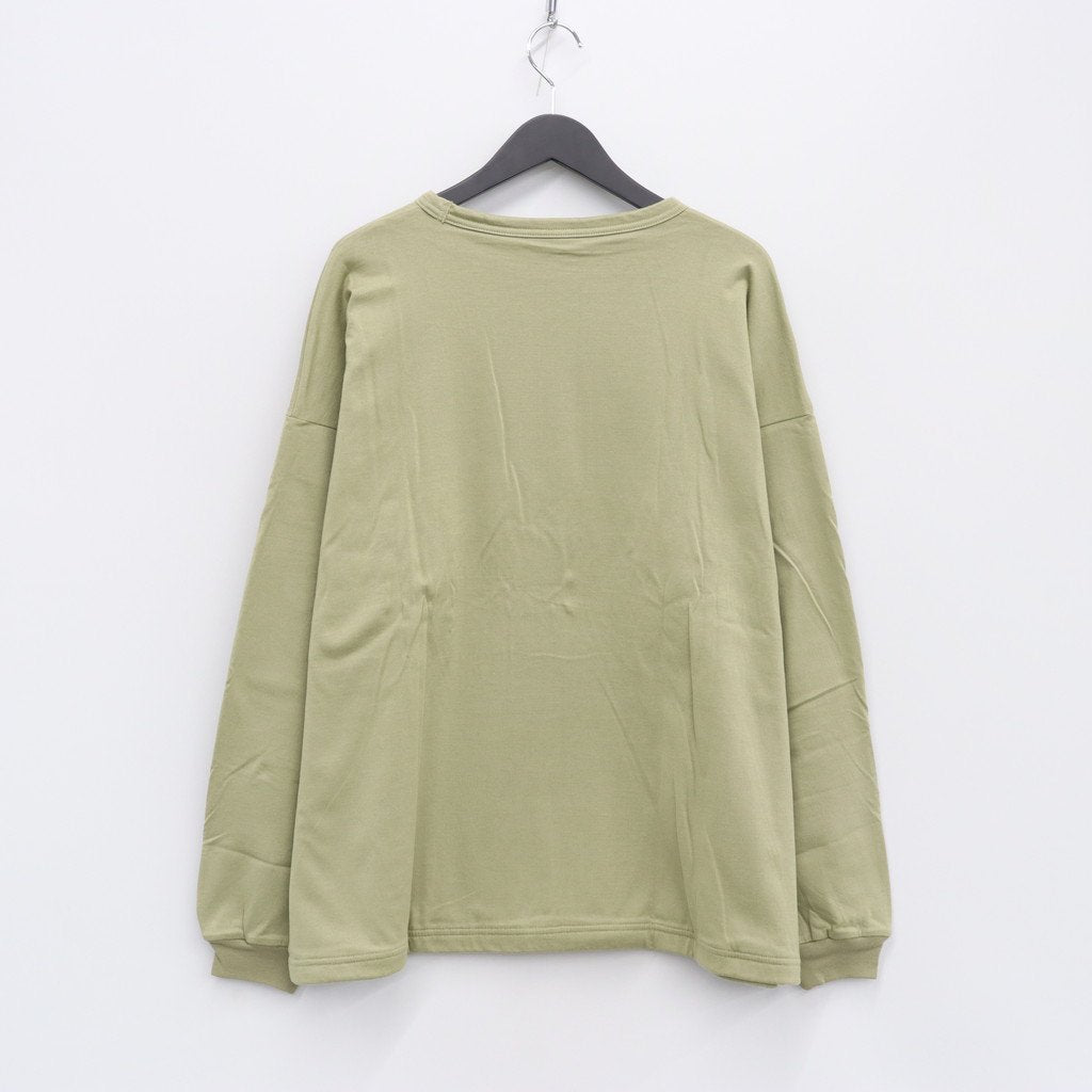 REVERSIBLE L/S TEE #KHAKI [21AW-FS-40]