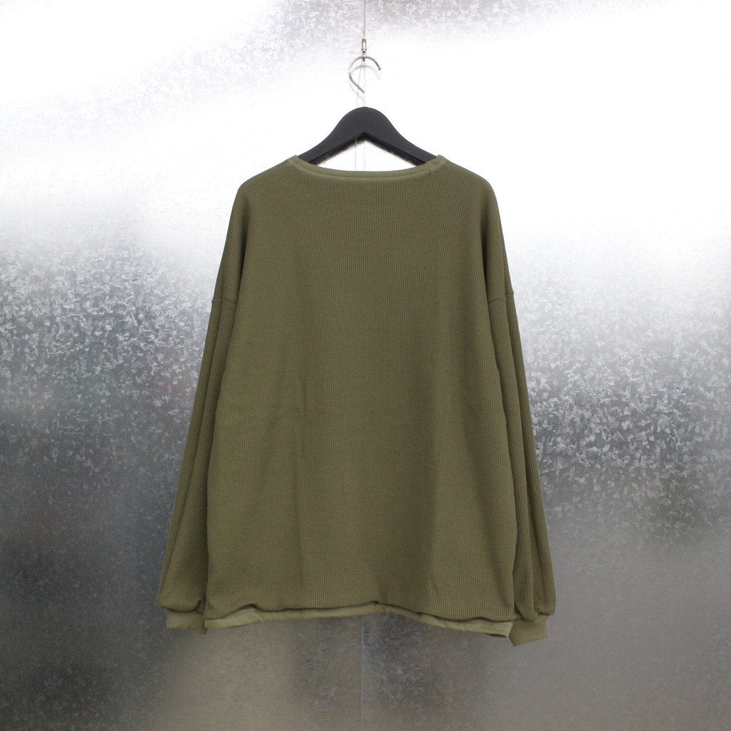REVERSIBLE L/S TEE #KHAKI [21AW-FS-40]