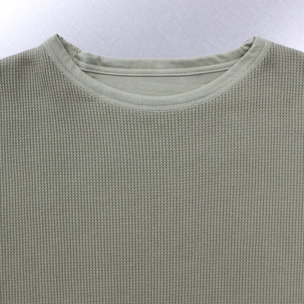 REVERSIBLE L/S TEE #KHAKI [21AW-FS-40]