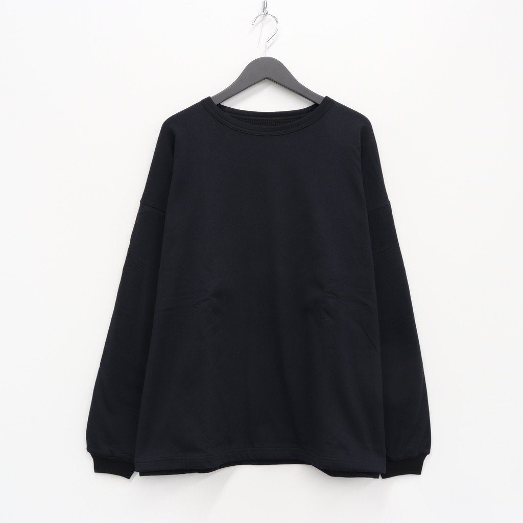 REVERSIBLE L/S TEE #BLACK [21AW-FS-40]