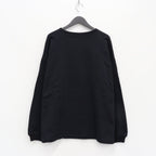 REVERSIBLE L/S TEE #BLACK [21AW-FS-40]