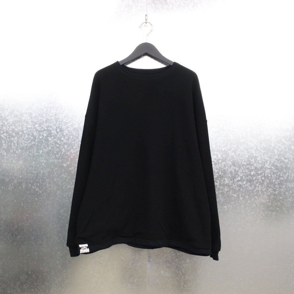 F-LAGSTUF-F | フラグスタフ REVERSIBLE L/S TEE #BLACK [21AW-FS-40