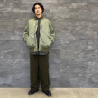 TECH CORDUROY EASY TROUSERS #OLIVE [BP-34021W]