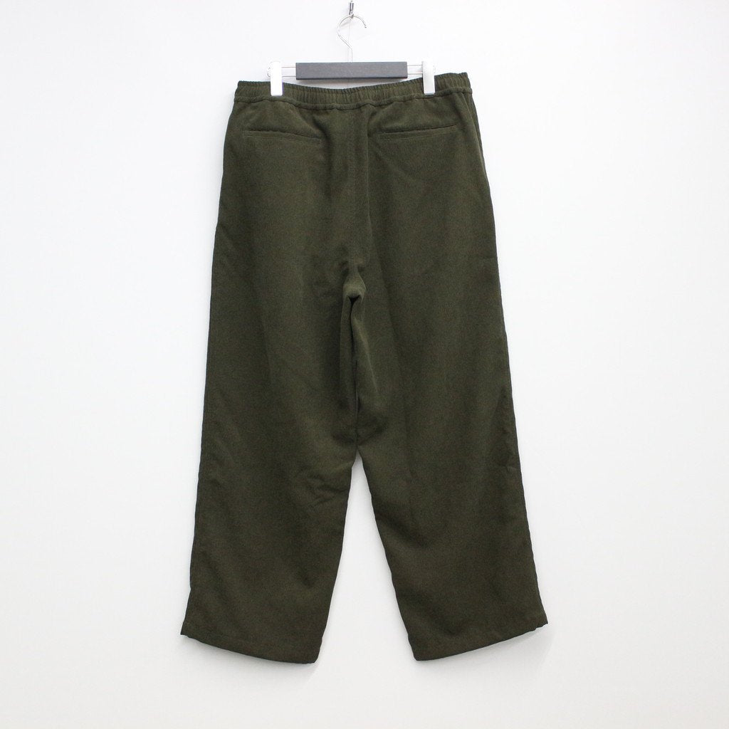 TECH CORDUROY EASY TROUSERS #OLIVE [BP-34021W]