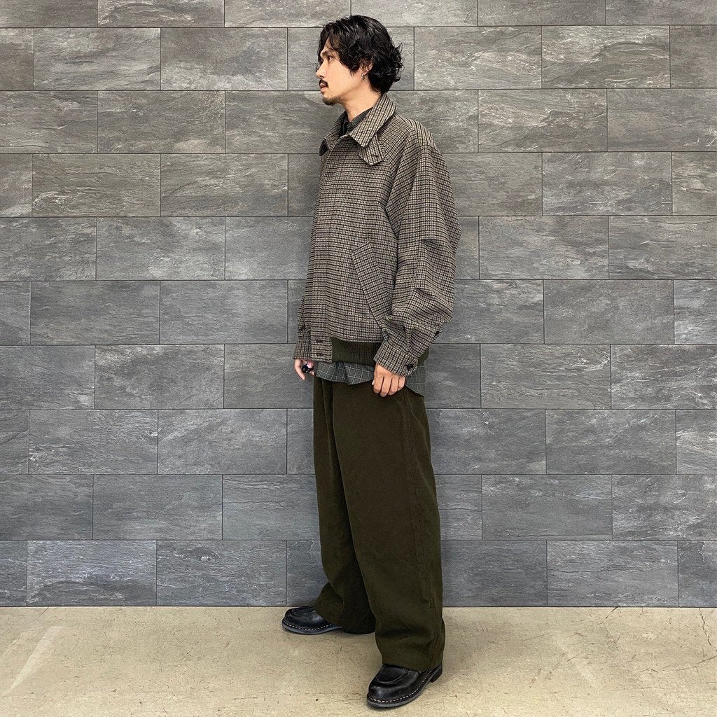 TECH CORDUROY EASY TROUSERS #OLIVE [BP-34021W]