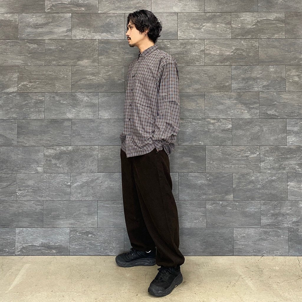 TECH CORDUROY EASY TROUSERS #BROWN [BP-34021W]