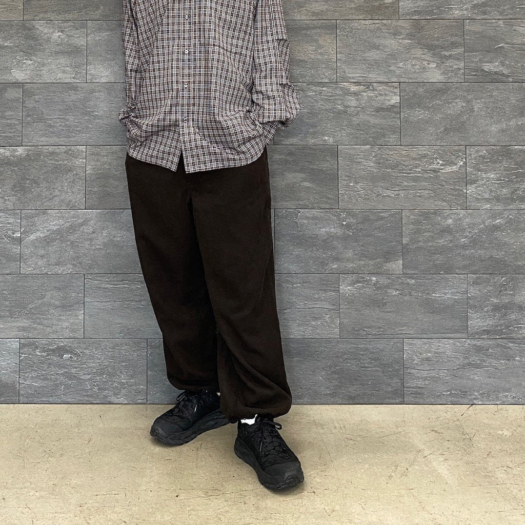 TECH CORDUROY EASY TROUSERS #BROWN [BP-34021W]