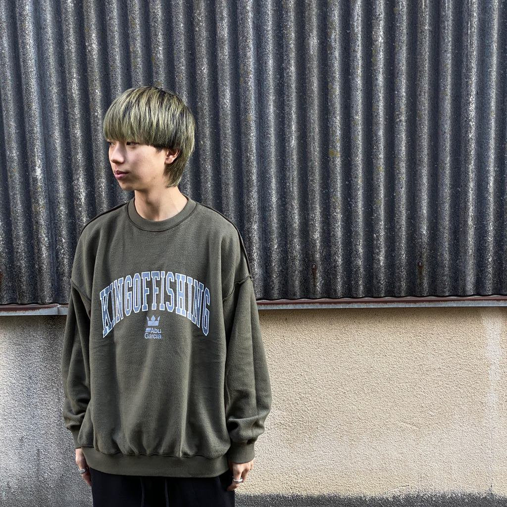 ABU GARCIA | アブガルシア BIG REVERSIBLE SWEAT #OLIVE [21AAB-2001