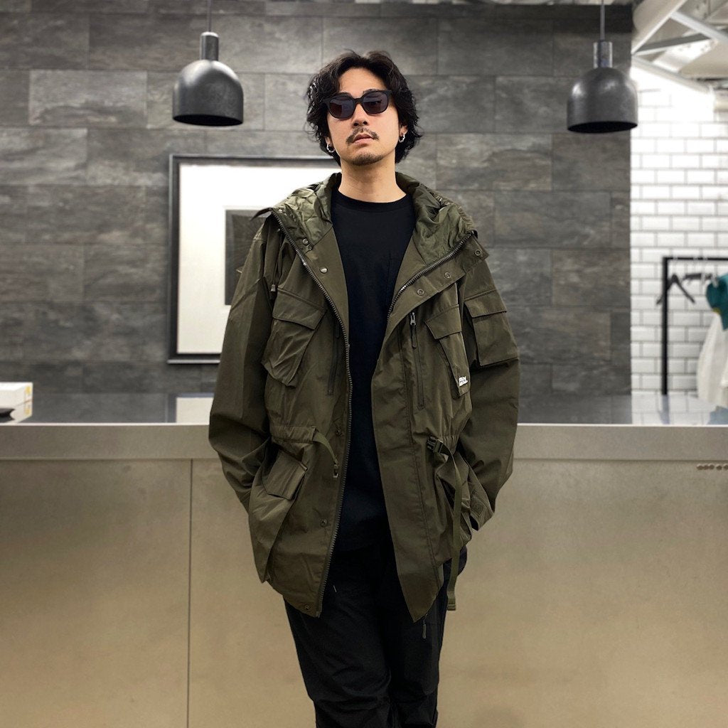 abu garcia is-ness コラボ SMOCK COAT OLIVE-