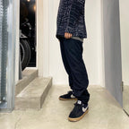 SIDE RIB POLY JOG PANTS #BLACK [CES20PT18]