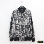 56 TATTOO STUDIO | JACQUARD SKA JACKET #SILVER [56TS-WM-BL02]