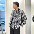 56 TATTOO STUDIO | JACQUARD SKA JACKET #SILVER [56TS-WM-BL02]