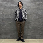 56 TATTOO STUDIO | JACQUARD SKA JACKET #SILVER [56TS-WM-BL02]