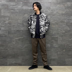 56 TATTOO STUDIO | JACQUARD SKA JACKET #SILVER [56TS-WM-BL02]