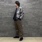 56 TATTOO STUDIO | JACQUARD SKA JACKET #SILVER [56TS-WM-BL02]