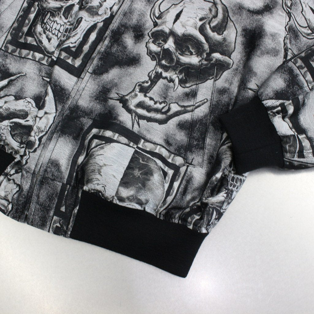 56 TATTOO STUDIO | JACQUARD SKA JACKET #SILVER [56TS-WM-BL02]