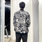 56 TATTOO STUDIO | JACQUARD SKA JACKET #SILVER [56TS-WM-BL02]