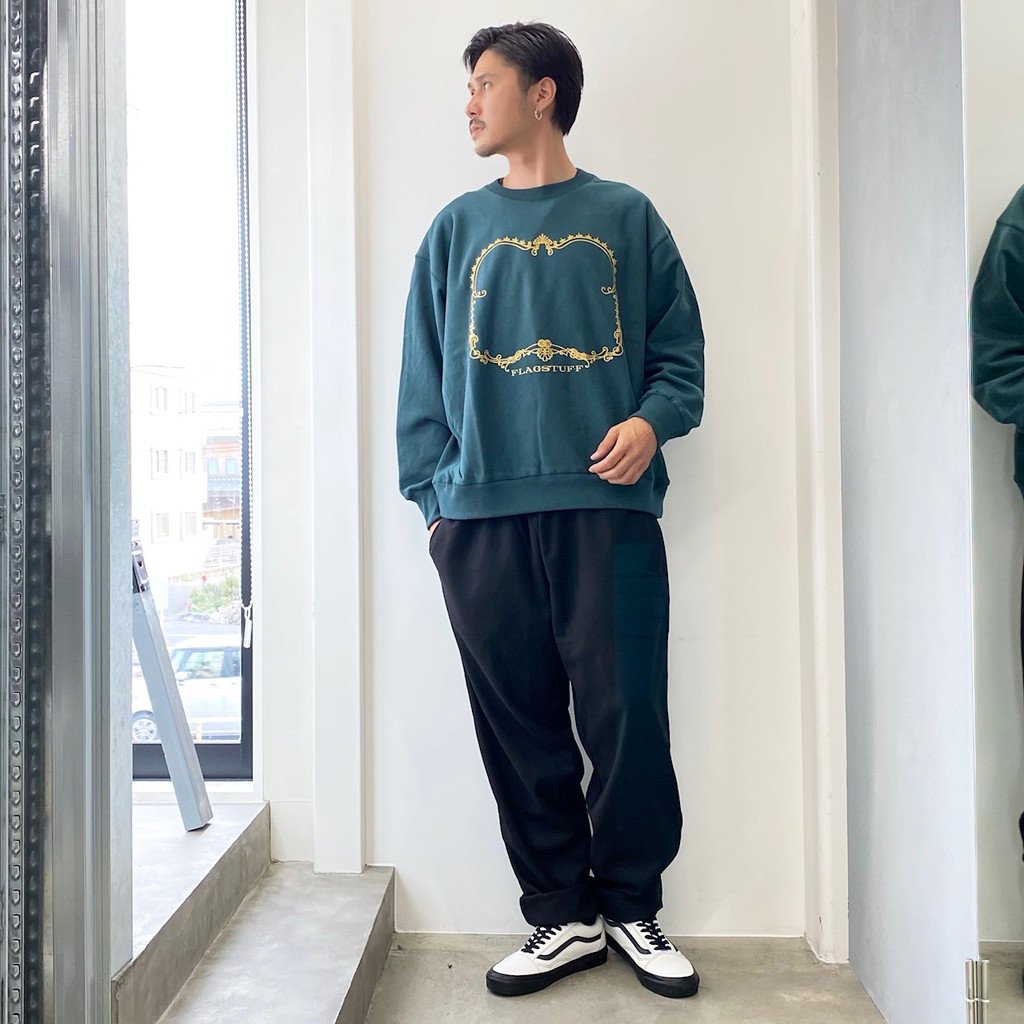 FRAME SWEAT #DARK GREEN [21AW-FS-51]