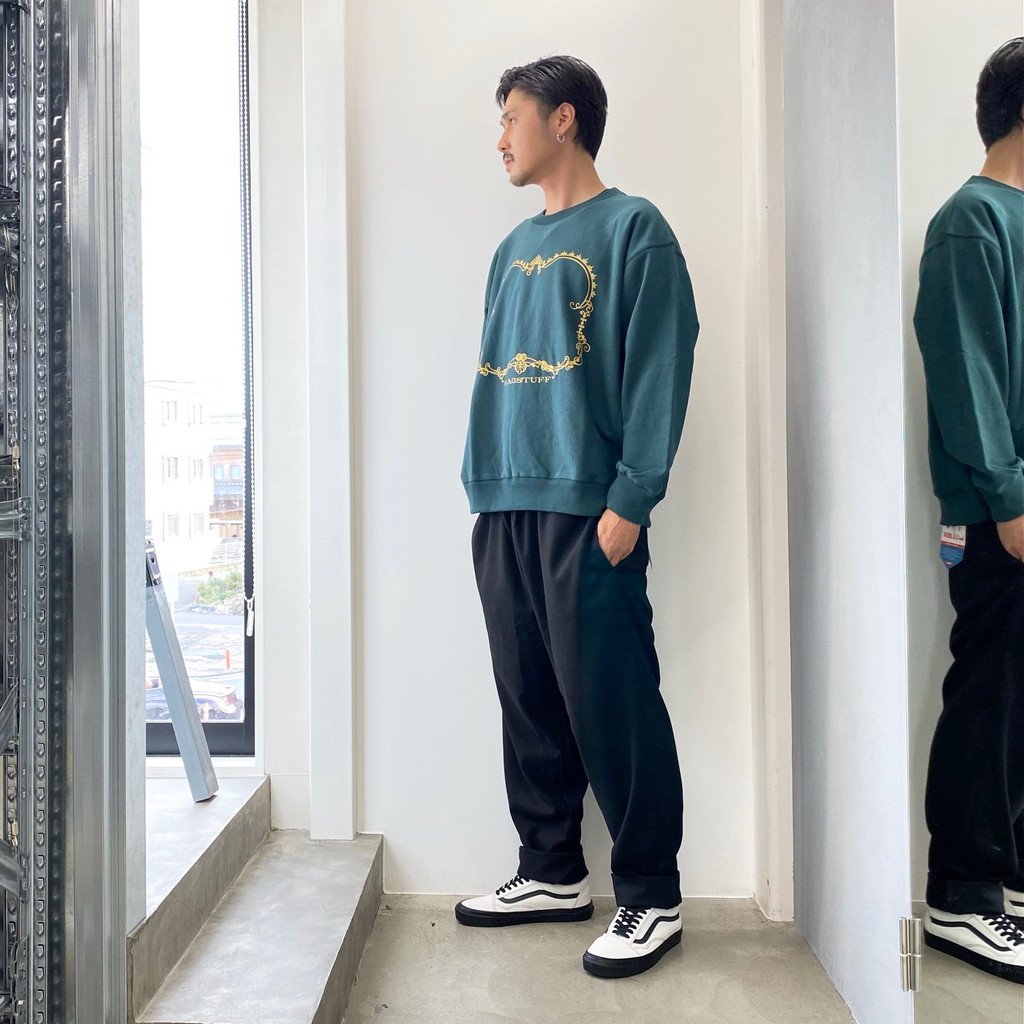 F-LAGSTUF-F | フラグスタフ FRAME SWEAT #DARK GREEN [21AW-FS-51