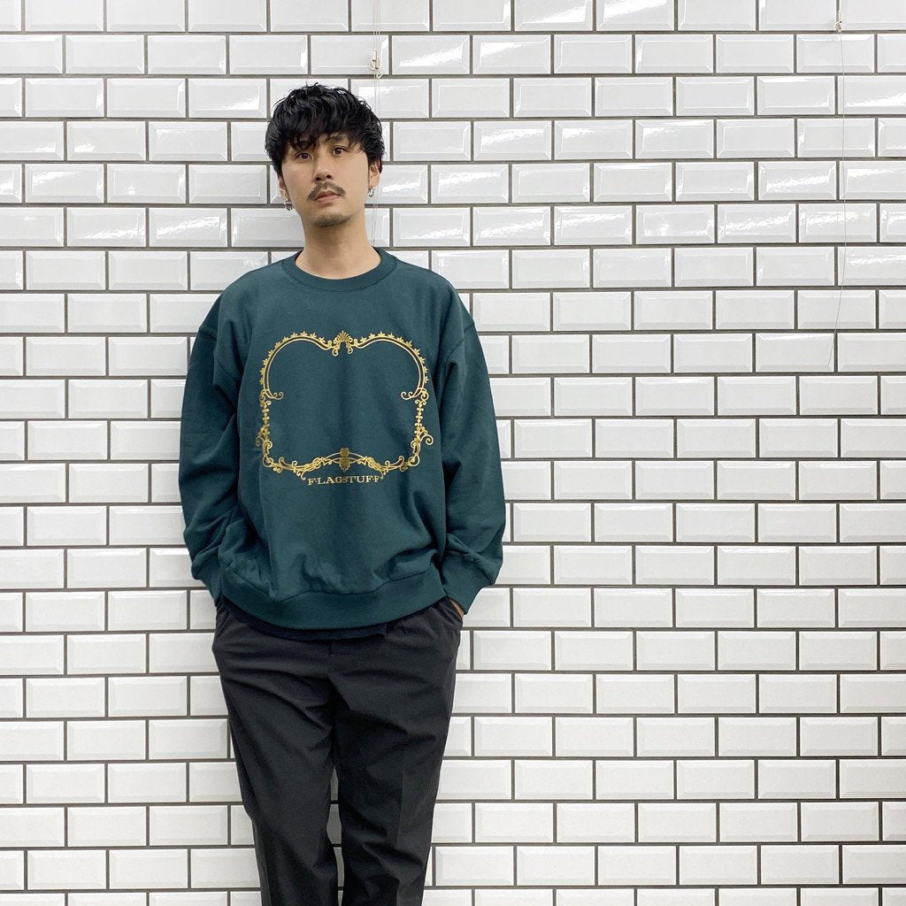 FRAME SWEAT #DARK GREEN [21AW-FS-51]