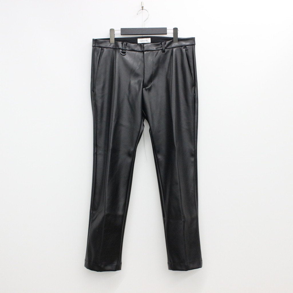 MAGIC STICK | マジックスティック SYNTHETIC LEATHER SLACKS #BLACK [21AW-MS10-027] –  cocorozashi