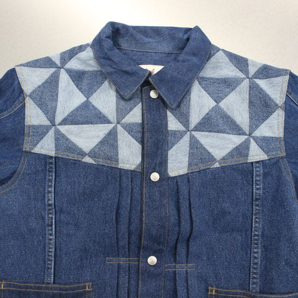 絎縫夾克#牛仔褲 [RJ2110003]