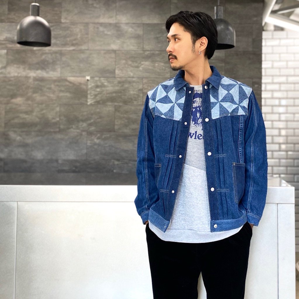 Nasngwam. | ナスングワム QUILT JACKET #DENIM [RJ2110003] – cocorozashi