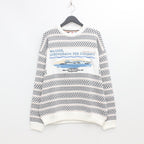 塞納河音樂針織衫 #白色 [SC2120-KN03]