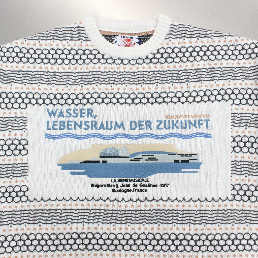 SON OF THE CHEESE | サノバチーズ LA SEINE MUSICALE KNIT #WHITE [SC2120-KN03] –  cocorozashi