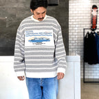 塞納河音樂針織衫 #白色 [SC2120-KN03]