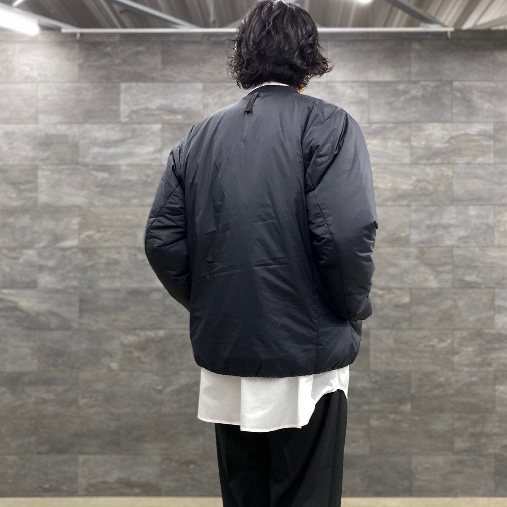 加熱內束腰外套 #黑色 [MLA-LAN-02]