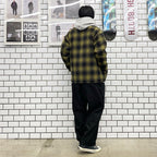 QUILTING CHECK SHIRTS #YELLOW [21AW-FS-21]