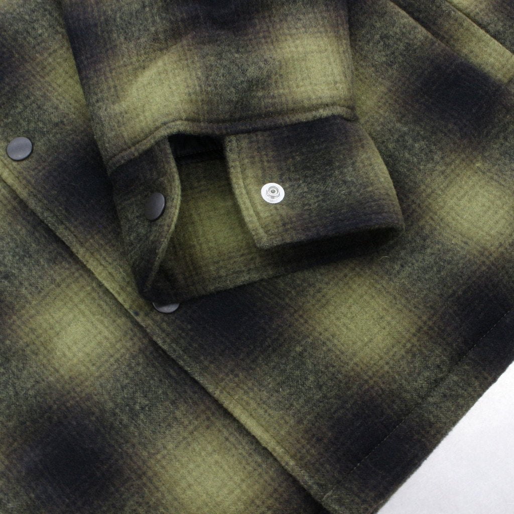 F-LAGSTUF-F | フラグスタフ QUILTING CHECK SHIRTS #YELLOW [21AW-FS
