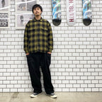 QUILTING CHECK SHIRTS #YELLOW [21AW-FS-21]