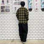 QUILTING CHECK SHIRTS #YELLOW [21AW-FS-21]