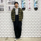 QUILTING CHECK SHIRTS #YELLOW [21AW-FS-21]