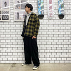 QUILTING CHECK SHIRTS #YELLOW [21AW-FS-21]