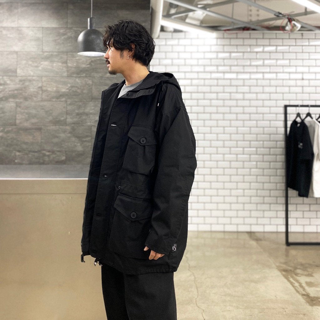 ARK AIR | 4 POCKET SMOCK JKT #BLACK [21AW-FS-ARKAIR-01]