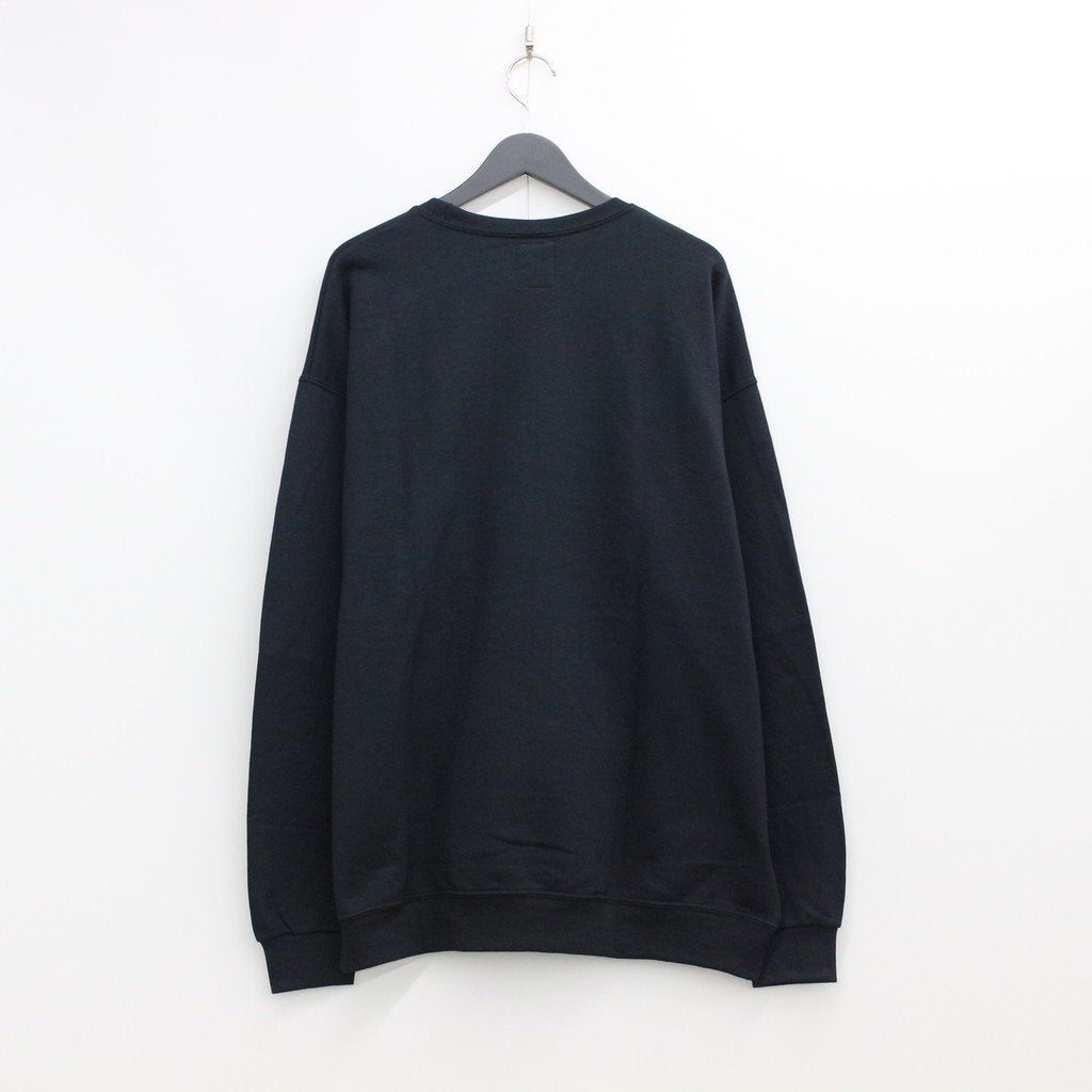 SUPERBAD | CREW NECK SWEAT SHIRT TYPE 4 #BLACK [SB-WM-SS04]