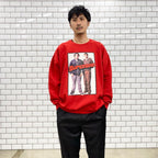 SUPERBAD | CREW NECK SWEAT SHIRT TYPE 1 #RED [SB-WM-SS01]
