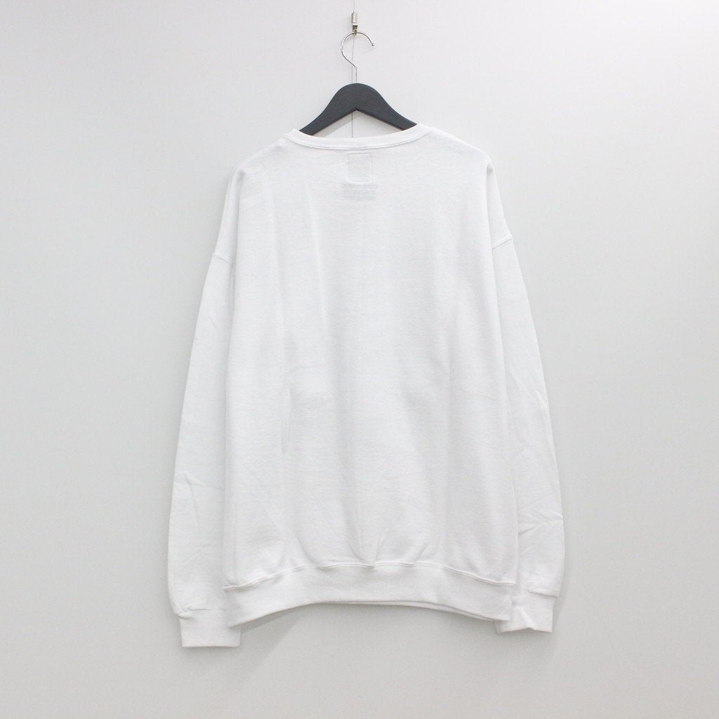SUPERBAD | CREW NECK SWEAT SHIRT TYPE 1 #WHITE [SB-WM-SS01]