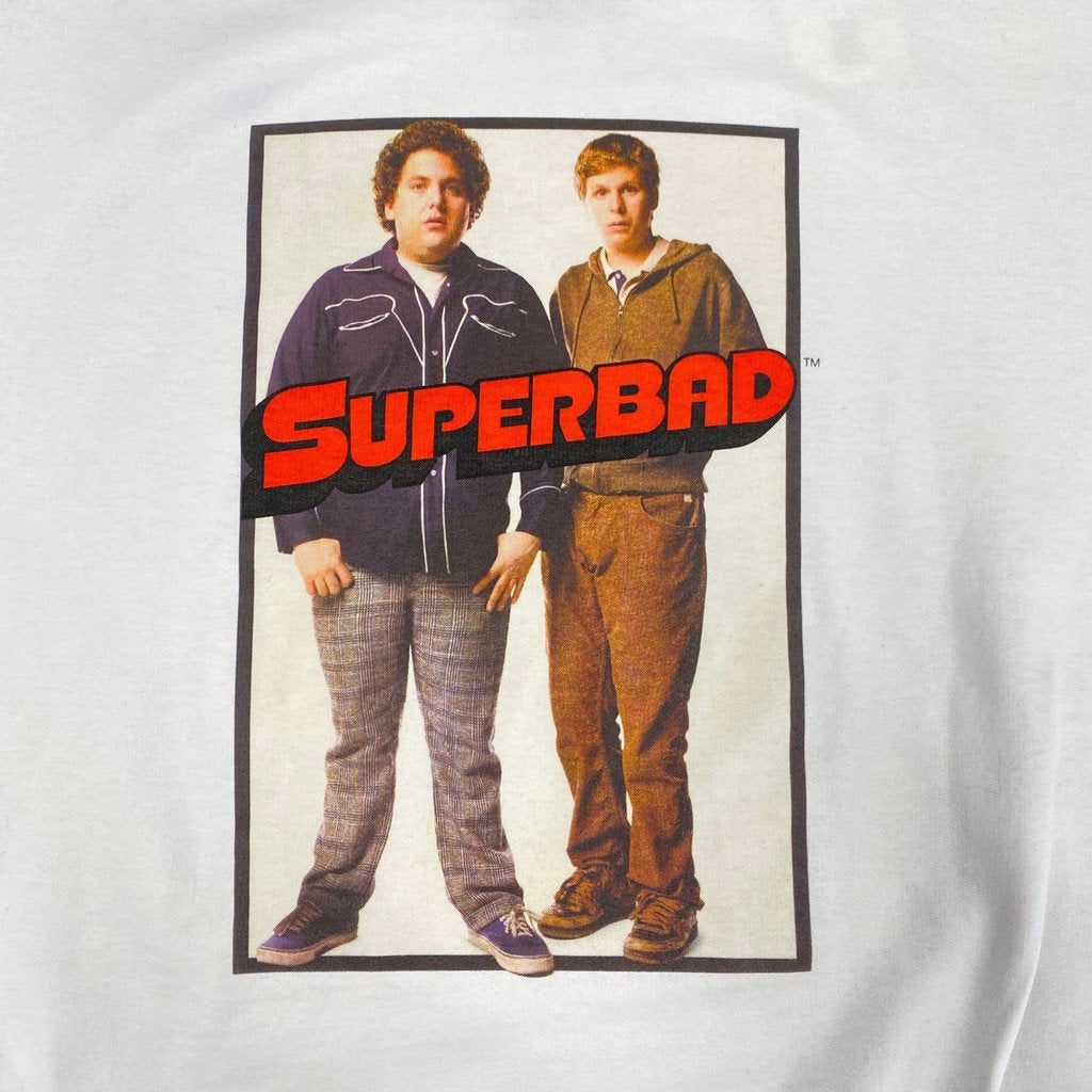 SUPERBAD | CREW NECK SWEAT SHIRT TYPE 1 #WHITE [SB-WM-SS01]