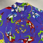 NECK FACE | HAWAIIAN SHIRT TYPE 3 #PURPLE [NECKFACE-WM-HI12-C]