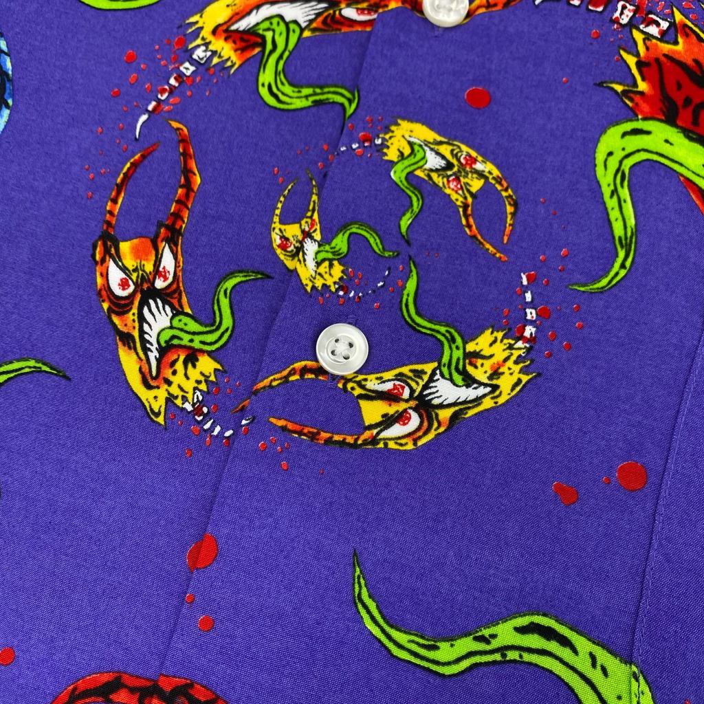 NECK FACE | HAWAIIAN SHIRT TYPE 3 #PURPLE [NECKFACE-WM-HI12-C]