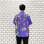 NECK FACE | HAWAIIAN SHIRT TYPE 3 #PURPLE [NECKFACE-WM-HI12-C]