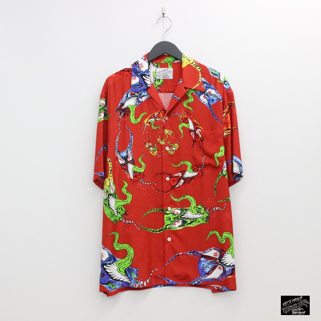 NECK FACE | HAWAIIAN SHIRT TYPE 3 #RED [NECKFACE-WM-HI12-B]