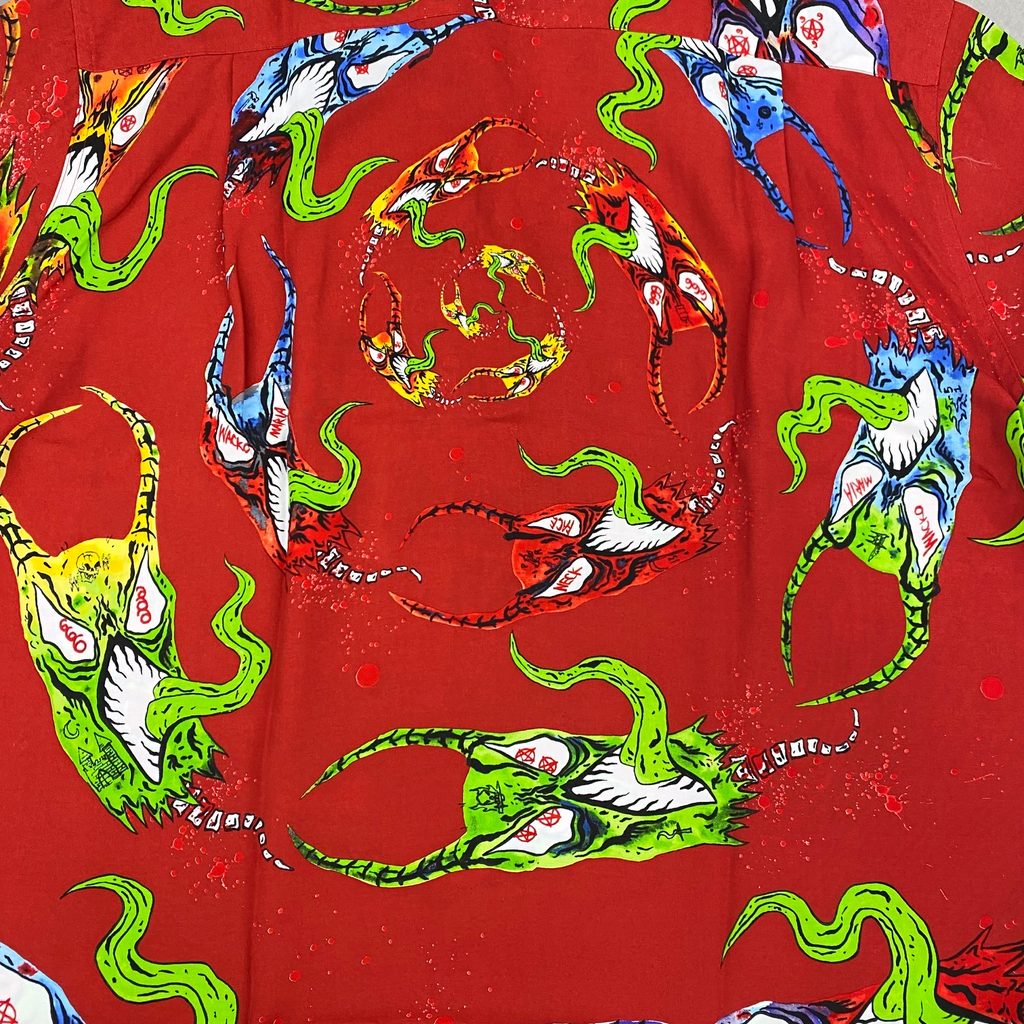 NECK FACE | HAWAIIAN SHIRT TYPE 3 #RED [NECKFACE-WM-HI12-B]